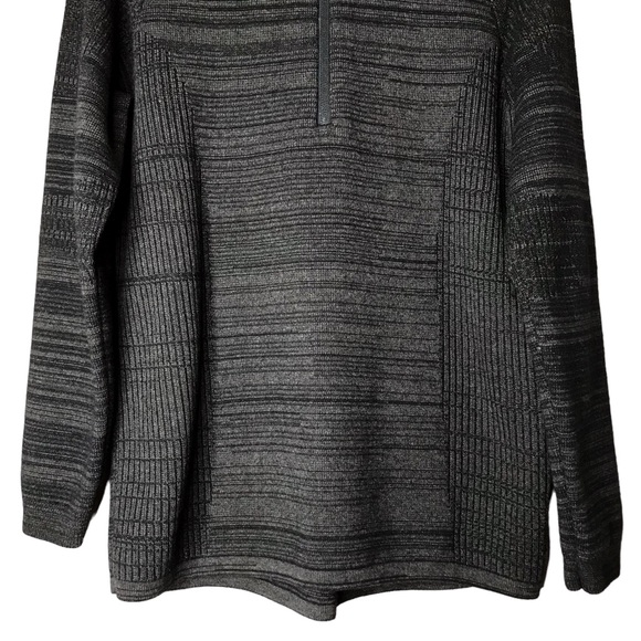 Under Armour UA 1/2 Zip Pullover Sweater Long Sleeve Heathered Grey Men's Large - Picture 5 of 9